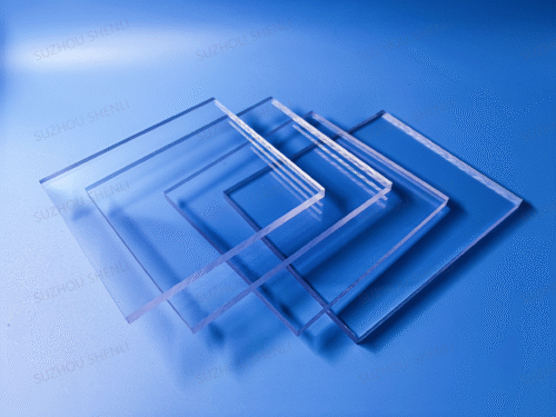 Hardened polycarbonate sheet