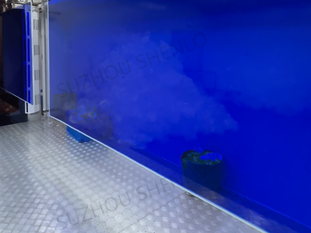 Blue hard coated acrylic sheet