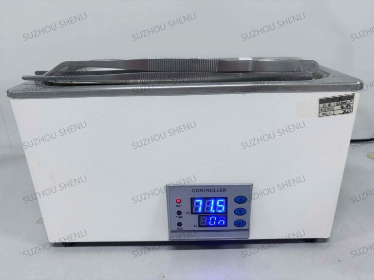 Organic glass and polycarbonate coating boiling water tester