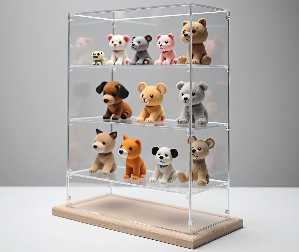 Scratch resistant and hardened acrylic products