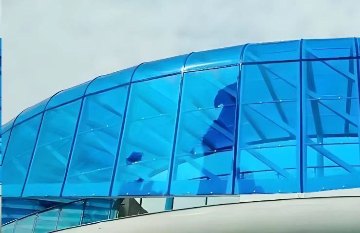Hardened polycarbonate, acrylic hardened protective partition