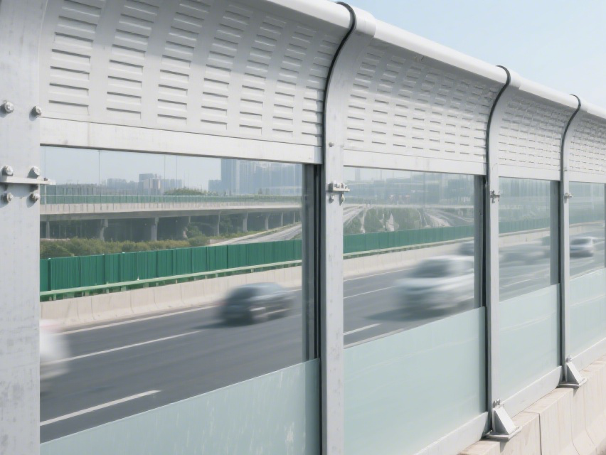 Acrylic/polycarbonate sound barrier